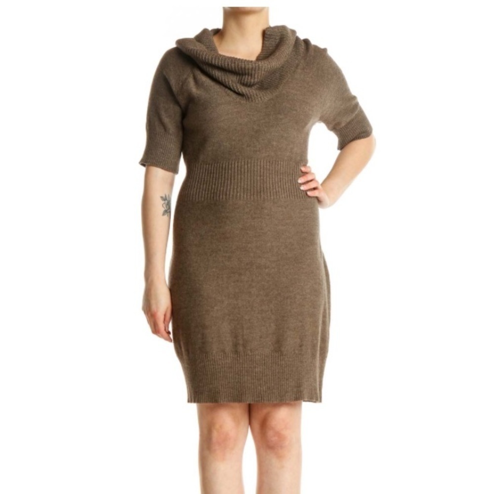 Anna Taylor LOFT | Gray Day Sheath Dress Size Medium